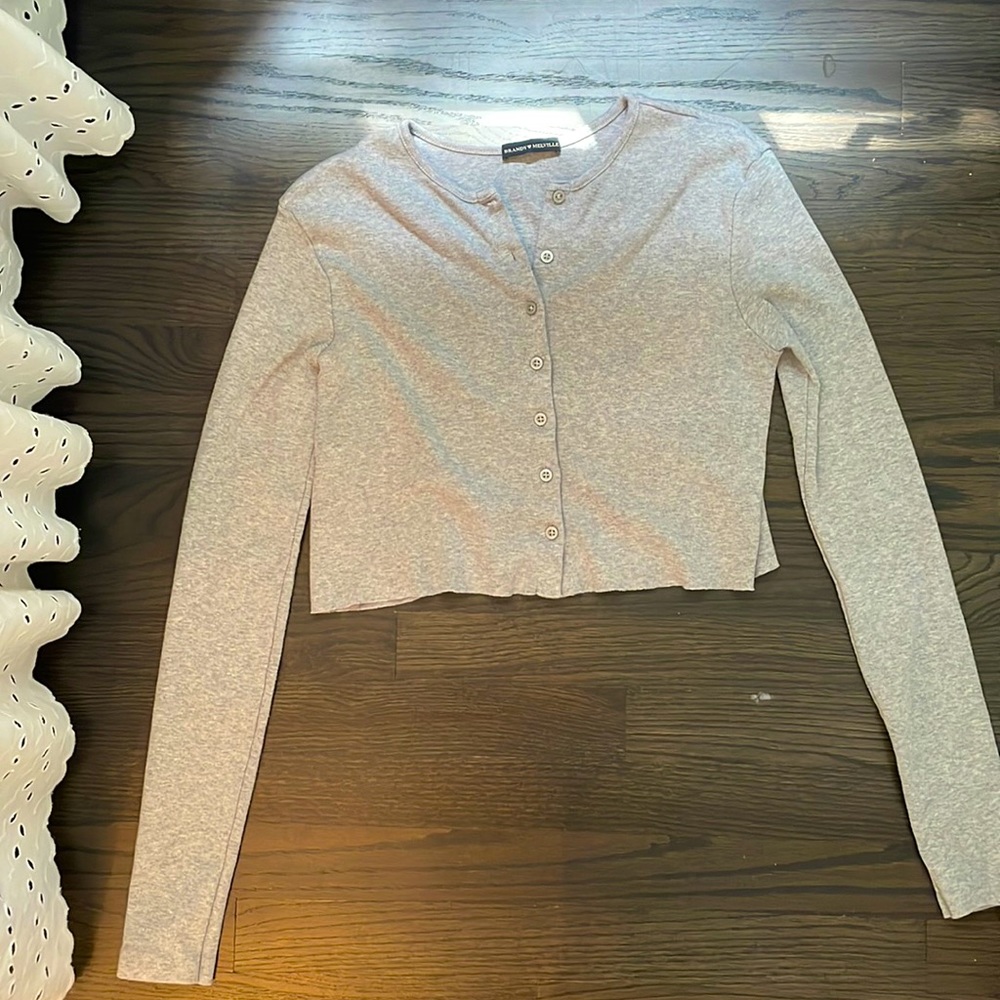 Brandy Melville Cropped Long Sleeve